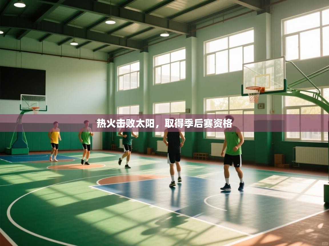 热火击败太阳，取得季后赛资格